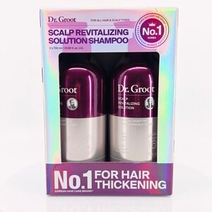 Dr. Groot Scalp Revitalizing Solution Shampoo Hair Thickening 2 Pack 23.66oz New